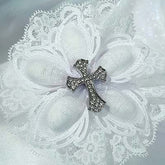 Dalmazio Design CRF Ariel Cross with Lace Ruffle